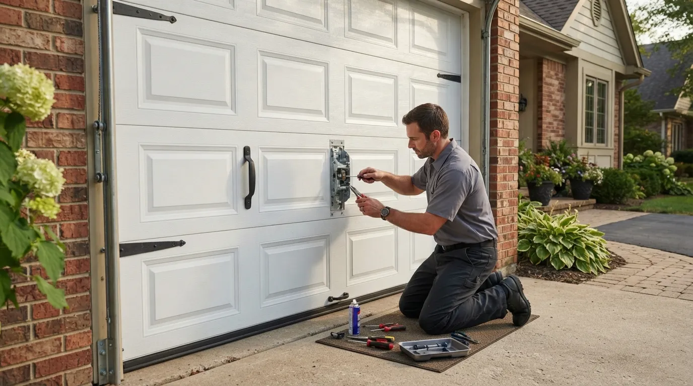 Fixing Garage Doors in 1970s Jefferson Homes in Boone