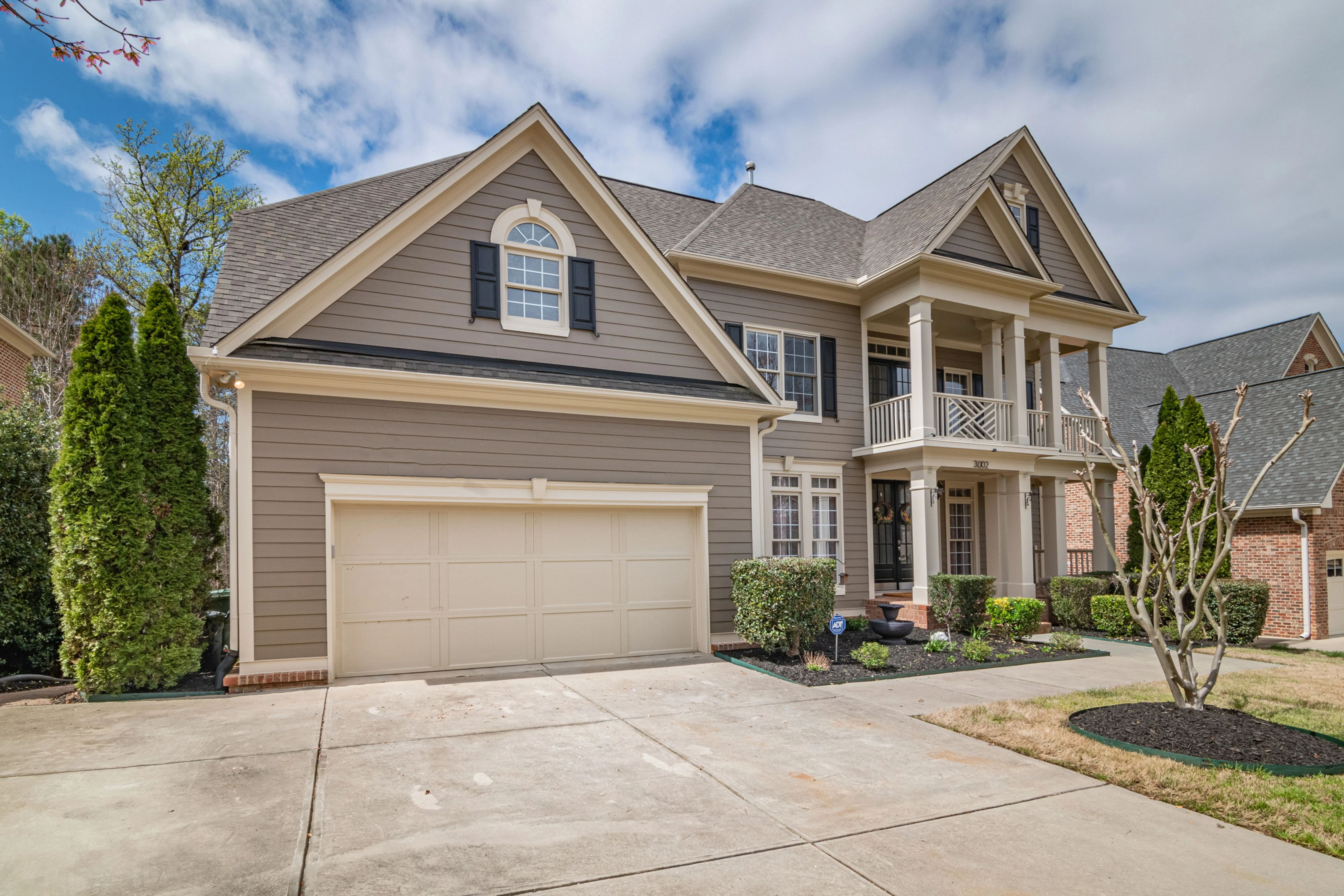 Residential garage door in Crossnore